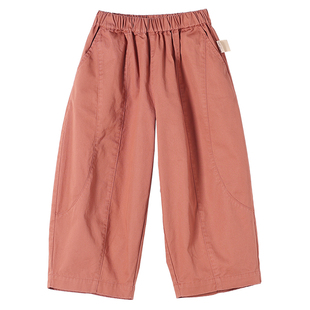 儿童春季百搭纯棉气球裤允儿妈女童2026新款阔腿裤女孩时尚休闲裤
