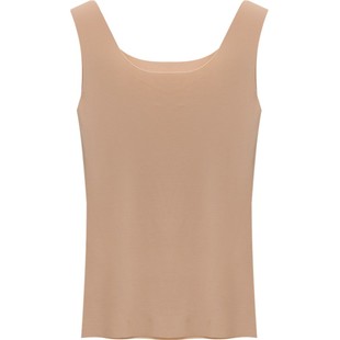 STW吊带女莫代尔背心无痕内搭肤色打底透气抹胸无袖宽松夏外穿薄