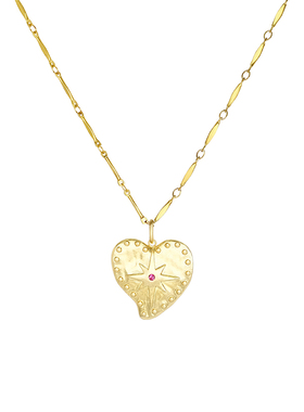 LAZY CIRCLES星芒爱心长项链复古链条毛衣链日常配饰女朋友新年礼