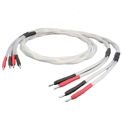 5nocc镀银发烧级音箱喇叭线