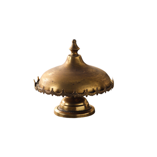 侘寂风复古铁艺蛋糕托盘点心盘艺术果盘带盖子做旧盘子装饰摆件