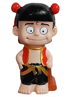 创意哪吒敖丙存钱罐酒柜摆件