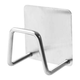 伸缩杆固定托免打孔托架托座门帘杆挂夹挂钩横杆支架托粘墙固定器