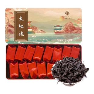 华源 特级武夷山大红袍乌龙茶 春茶内桂岩茶小泡袋装茶叶128g