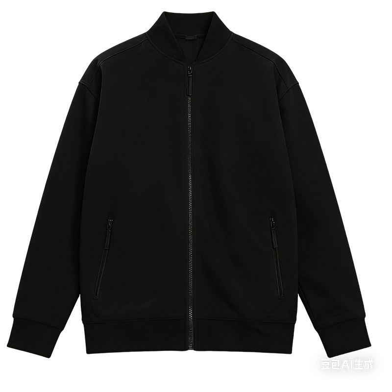 三枝梅花立领拉链休闲棒球服情侣