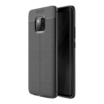 华为二十全包防摔皮纹硅胶外壳