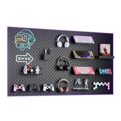 金属电竞洞洞板极鹤灯带