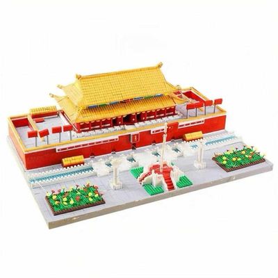 北京天安门中国积木拼装玩具男女孩系列巨大型益智故宫建筑拼图