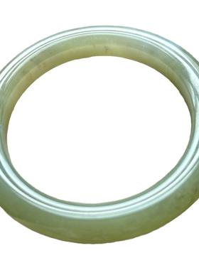 天然和田玉手镯晴水绿玉石美人镯青玉正装镯子首饰送证书53-56圈