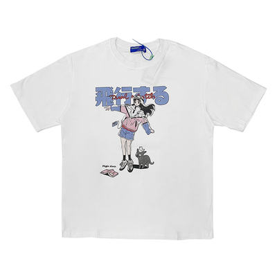 Daiwing原创日系古着感电竞少女jk短袖t恤男女学生宽松原宿风上衣