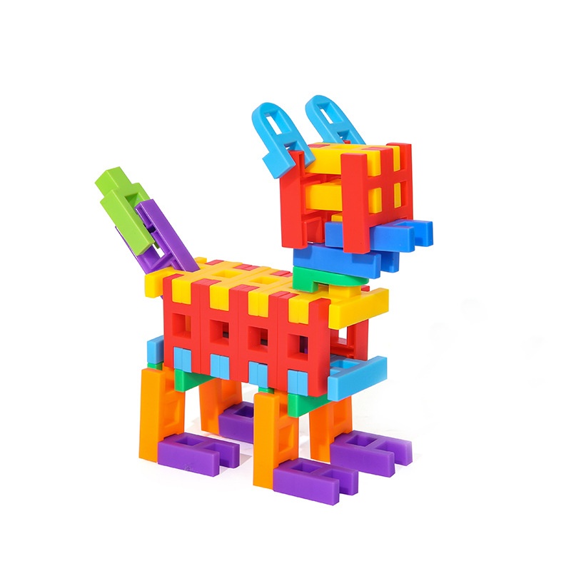 拼装积木批发幼儿园儿童好女孩拼积木多功能插宝宝塑料乐玩具益智