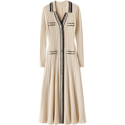 启超高端100%纯山羊绒衫