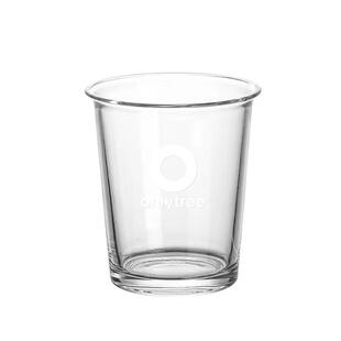 onlytree空界杯钠钙玻璃340ML透明玻璃厚实家用杯子