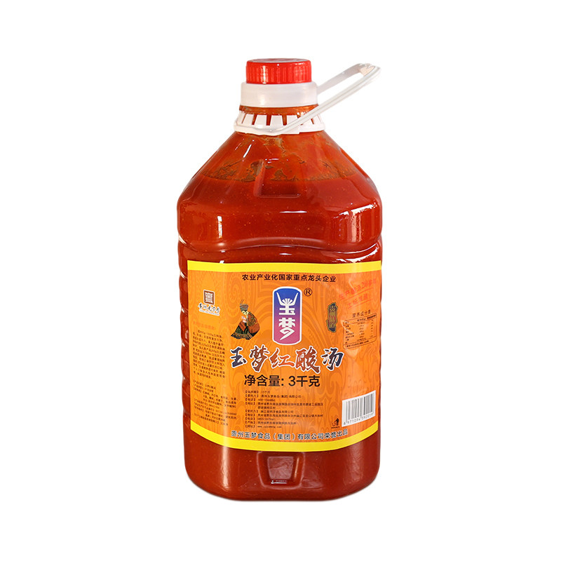 贵州凯里玉梦红酸汤正宗老坛发酵番茄酸汤鱼调料火锅底料3000g