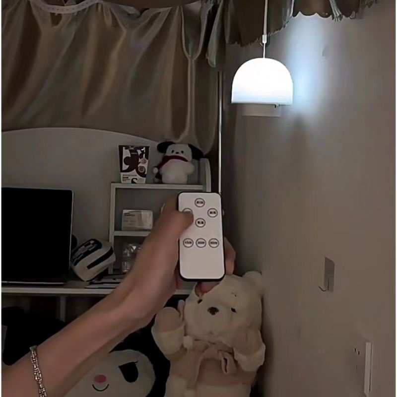 小夜灯宿舍床上用悬挂遥控灯学生寝室不插电上铺床帘内吊灯学习灯