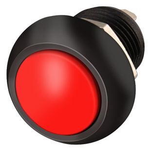 12mm小型防水自锁自复位点动自锁按钮开关圆形按键常开球形启动