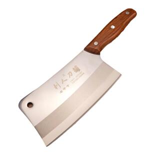 30年利人刀铺加重不锈钢家用砍骨加厚剁骨刀传统锻打大足龙水菜刀