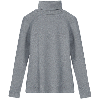 高领大码加厚打底衫纯色长袖