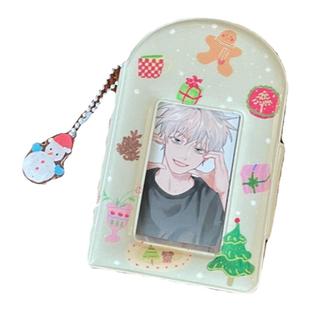 圣诞氛围感拉满原创姜饼人卡包一宫格单页拍立得相册追星小卡卡册