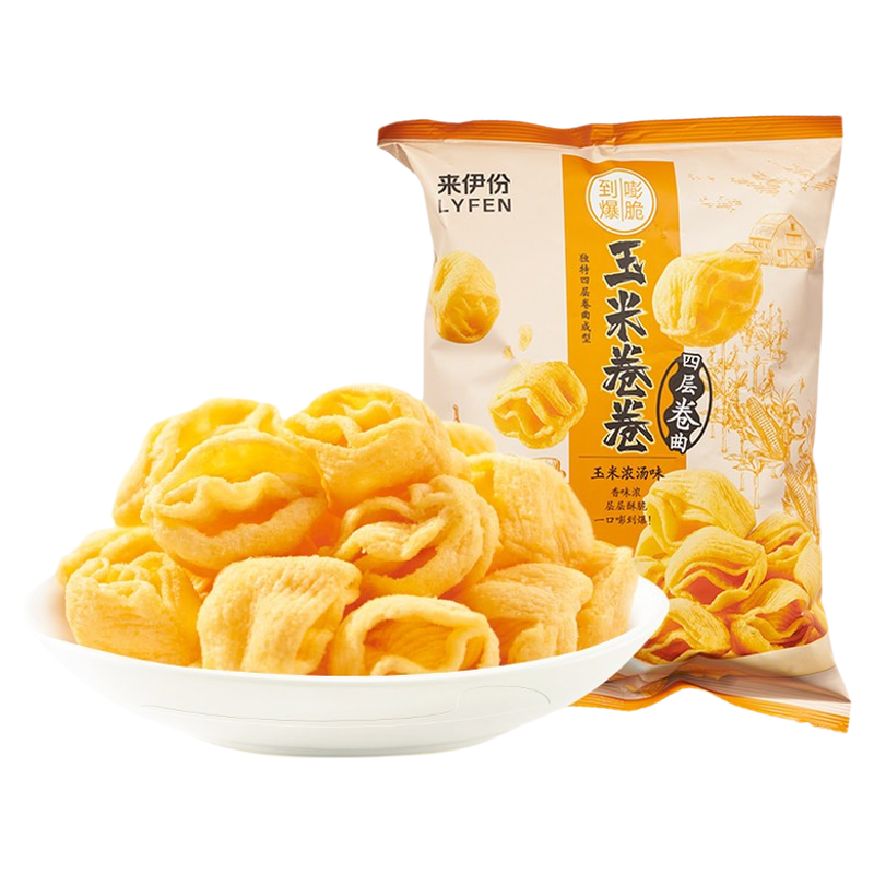 来伊份玉米卷卷98g*5包