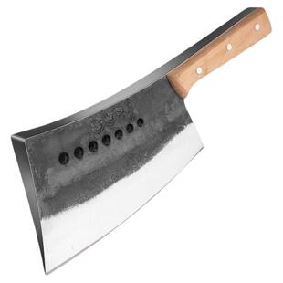 七星砍骨刀高锰钢高硬度斩骨头专用刀手工锻打大砍刀重型剁骨坎刀
