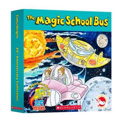 【原版正品】神奇校车12册Magic School Bus绘本图画故事书赠音频25周年版全套装儿童英文读物桥梁书英语启蒙6-12岁