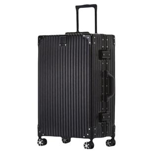花花公子拉杆箱万向轮24寸铝框行李箱女密码旅行箱子登机箱耐用男