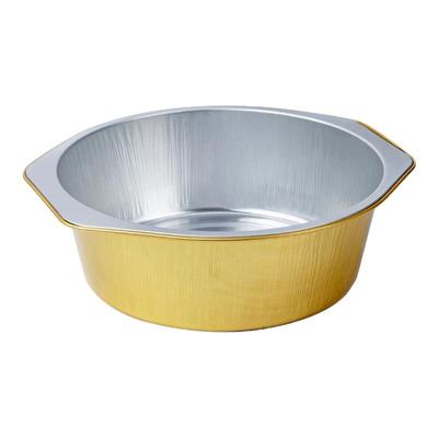 顶逸圆形铝箔餐盒密封不漏汤