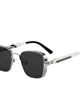 男士开车防紫外线朋克金属墨镜