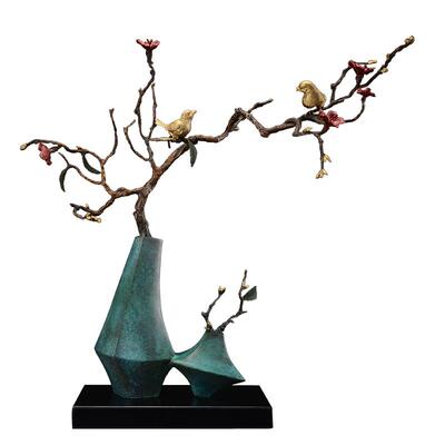 岁月黄铜艺术品中式客厅