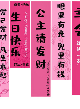 闺蜜生日布置公主成人礼