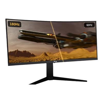 华硕VG34WQML5A战影带鱼屏34英寸曲面2K180Hz高刷台式电脑显示器