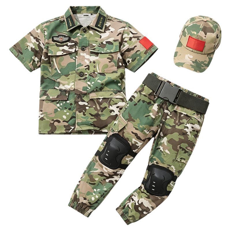 儿童迷彩服演出服套装演出服