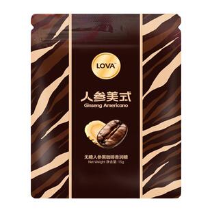 rejee人参咖啡糖美式长白山参秋冬进补滋润礼物硬糖果imint润喉糖