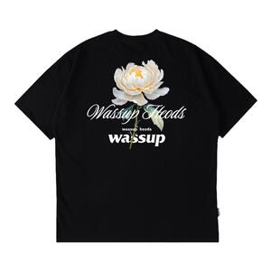 WASSUP花语绽放情侣短袖