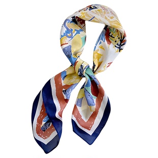 玫瑰的故事刘亦菲黄亦玫同款70小方巾仿真丝丝巾围巾百搭领巾