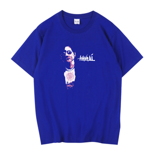 北野武电影周边 花火BF复古短袖T恤纯棉男女学生情侣装日韩风个性