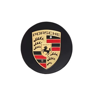 专用于保时捷轮毂盖彩标718卡曼911卡宴帕拉梅拉Macan中心盖标志