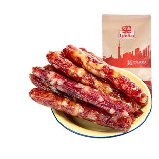 立丰广式腊肠500g纯猪肉腊味香肠中华老字号七分瘦广东味煲仔饭肠