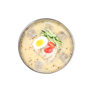 韩国豆浆面豆汁冰面凉豆面延边朝鲜冷面延吉韩式豆浆面李农夫300g