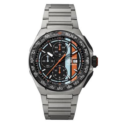 【自营】TAG Heuer泰格豪雅F1 GULF海湾石油特别版计时码表CBZ208