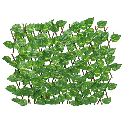 高仿真绿萝叶葡萄叶栅栏篱笆围挡