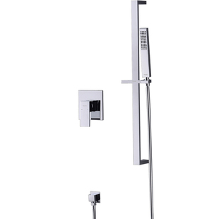 鼎菲 简易暗装花洒龙头套装精铜淋浴手持入墙式阀体