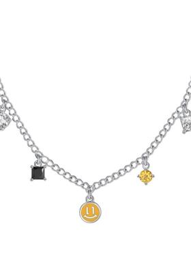 abyb黄色笑脸百搭项链小众设计感