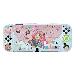 奇乐 任天堂switch保护套oled保护壳NS2硬壳软手柄阿尼亚lite过家