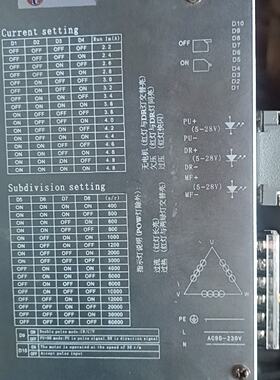 【询价】UCM0T0R步进伺服器一个，正常通电！UCA-32206一适用