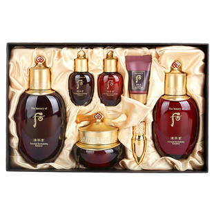 韩国whoo后套盒集合水研拱辰享天气丹津率享雪美白补水免税版专柜