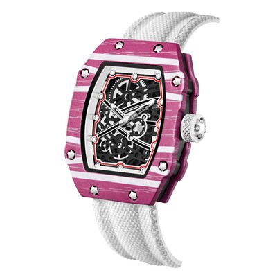 米勒炭纤维纹尼龙带个性时尚手表