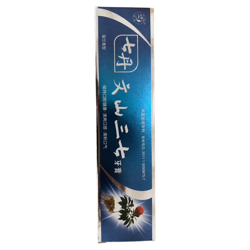 1支云南七丹三七植物牙膏薄荷