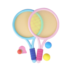 儿童羽毛球拍幼儿园3-6岁玩具男女小孩宝宝户外运动网球拍套装
